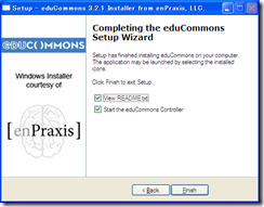 eduCommons_install_finish